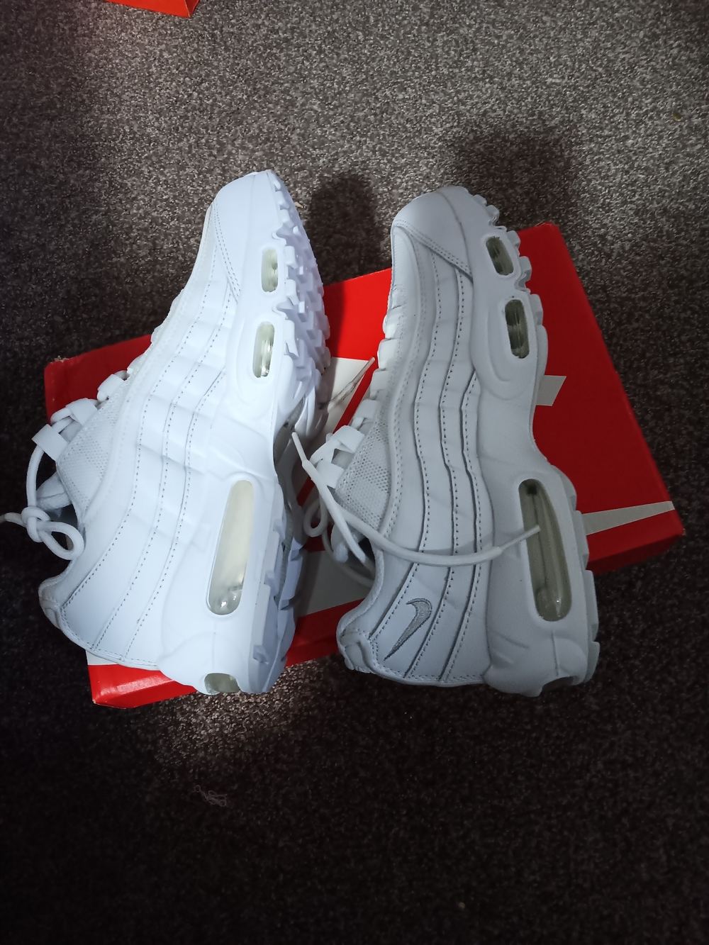 Nike Kids White Air-Style Cushioned Sneakers